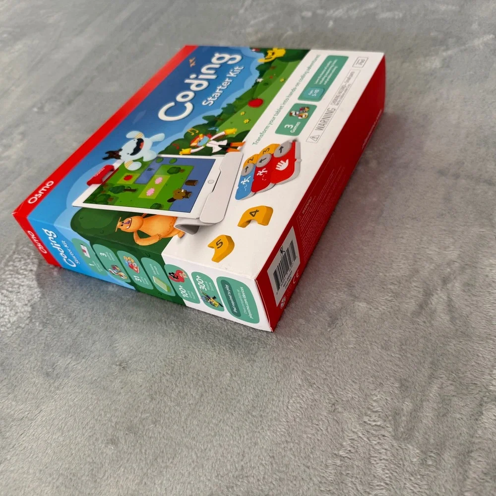 NEW Open Box Osmo Coding Starter Kit for iPad - 3 Games - 31 Blocks - Ages 5-10